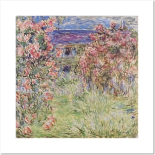 House Among the Roses by Claude Monet Posters and Art